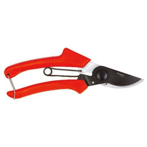 Rubber Plastic Handle Pruning Shears 200Mm Red Pruning Shears & Snips