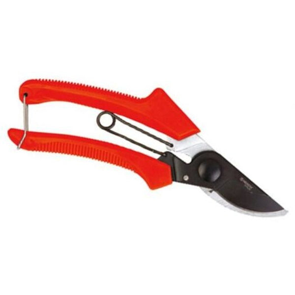 Rubber Plastic Handle Pruning Shears 200Mm Red Pruning Shears & Snips