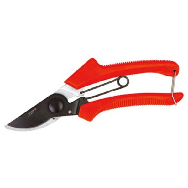 Rubber Plastic Handle Pruning Shears 200Mm Red Pruning Shears & Snips