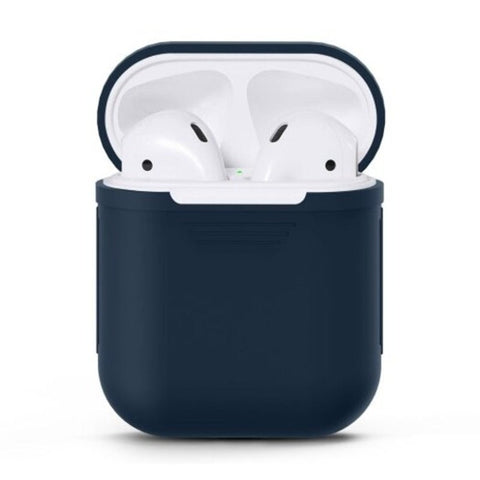 Rugged Silicone Case Cover For Airpods Cadetblue