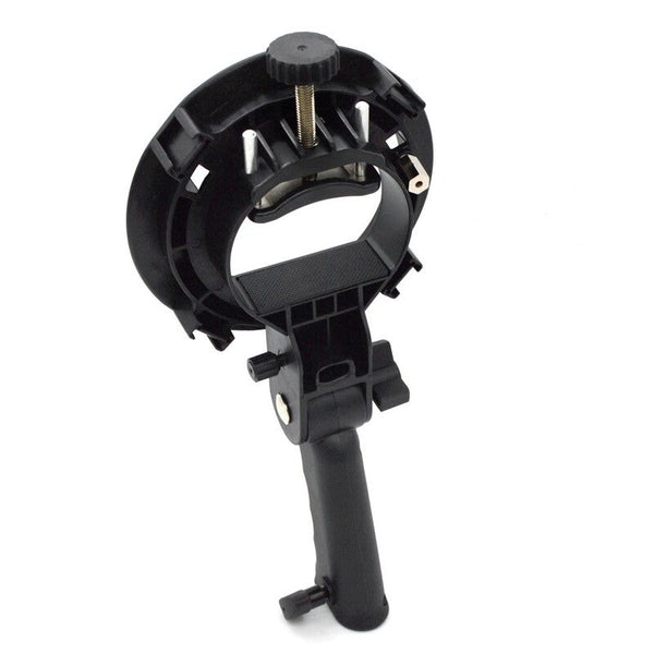 Handheld Grip S Type Flash Bracket Bowens Mount Holder For Speedlite Softbox Flash Brackets