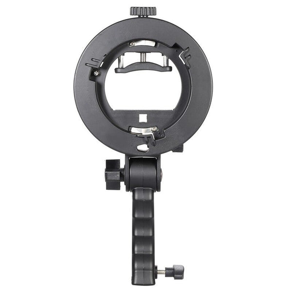 Handheld Grip S Type Flash Bracket Bowens Mount Holder For Speedlite Softbox Flash Brackets