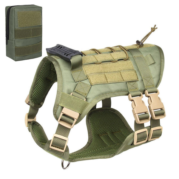 Pet Accessories Dog Harness Tactical Vest Outdoor Training Walking Harnesses