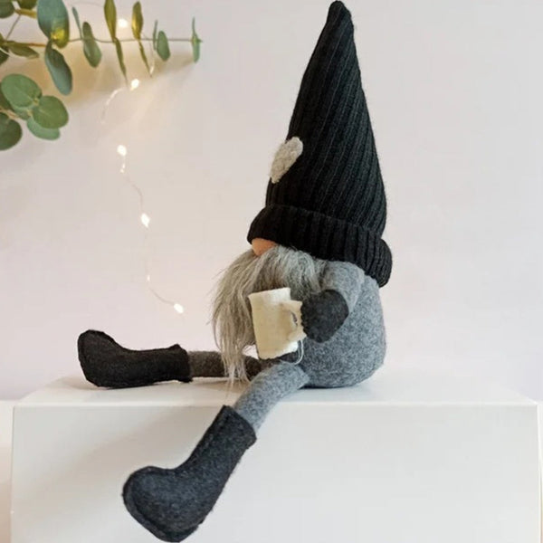 Faceless Knitted Plush Coffee Gnomes Home Decor