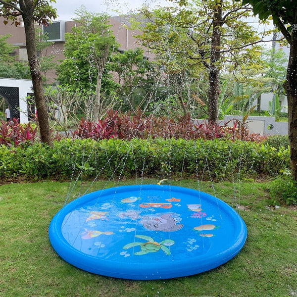 100Cm Inflatable Splash Sprinkler Play Mat Summer Water Toys Other Outdoor Toys