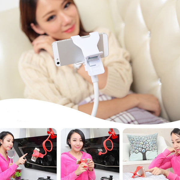 Mobile Phone Holder Universal Smartphone Clamp 60Cm Claw Clip Flexible Rod Mounts & Holders