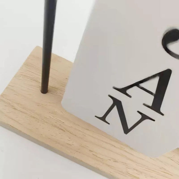 Glass Vase Flipping Calendar Home Office Desktop Organizer Calendars (Current)