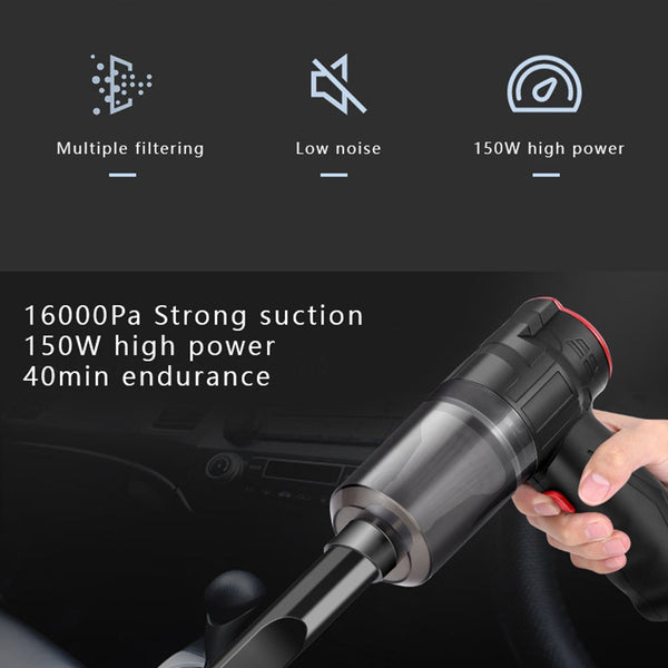 Wireless Car Vacuum Cleaner Blowable Handheld Auto Home And Dual Use Vehicle Vacuums