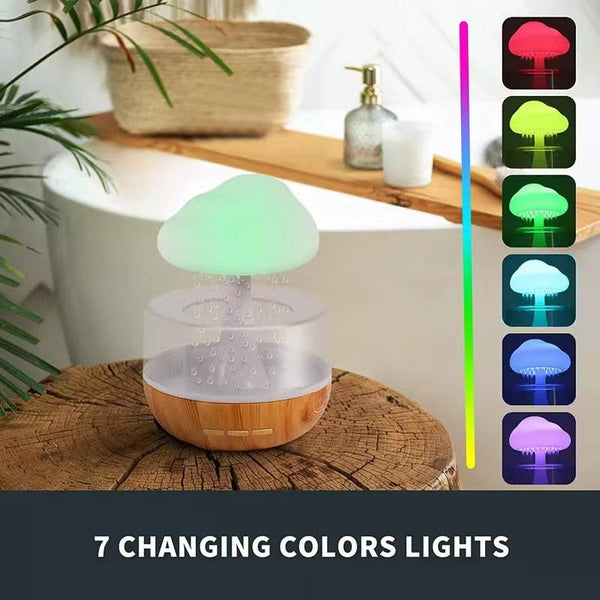 280Ml Rain Cloud Humidifier Relaxing Aromatherapy Led Usb Diffuser Humidifiers