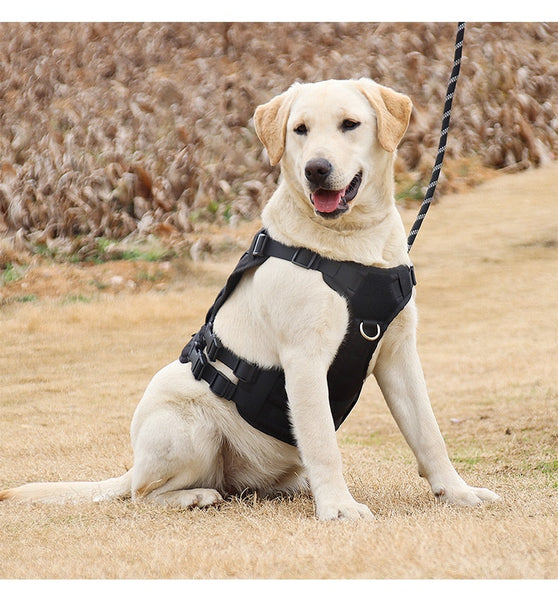 Pet Accessories Dog Harness Tactical Vest Outdoor Training Walking Harnesses