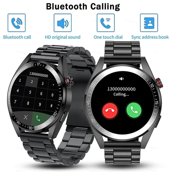 Smartwatch Men Music Player Bluetooth Call Sports Watch