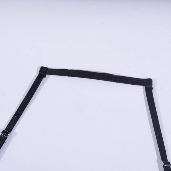 Black Zipper Fishnet Halter Neck Open Crotch Bodysuit Women Bodysuits