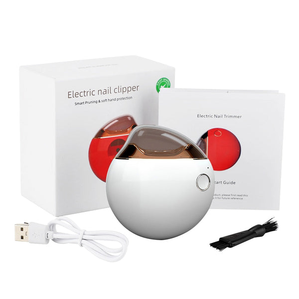 Electric Nail Clipper Adults Baby Automatic Trimmer Debris Container Electric Files & Tools