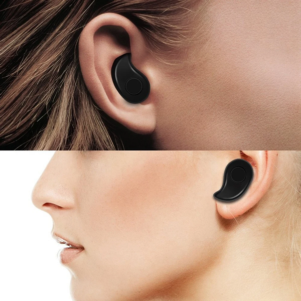 Mini Wireless Earphone Bluetooth Stereo Headset In-Ear Universal Earbud Microphone
