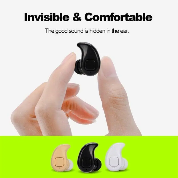 S530x Invisible Earphones Bt Headphone With Microphone Beige