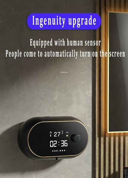 Temperature Display Induction Liquid Foam Automatic Soap Dispenser Soap Dishes & Dispensers