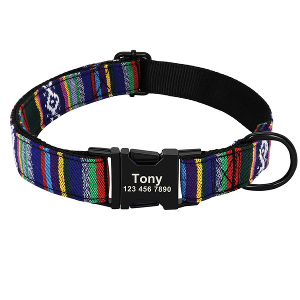 Custom Printed Small Large Dogs Dog Collars