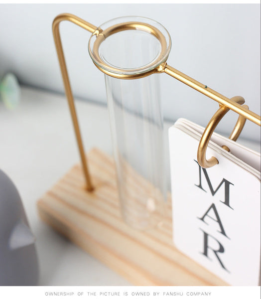 Glass Vase Flipping Calendar Home Office Desktop Organizer Calendars (Current)