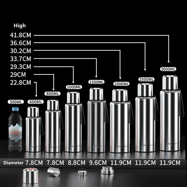 Bpa Free Big Thermos Stainless Steel Insulated Vacuum Flask Portable Coffee Vacuum Flasks & Mugs