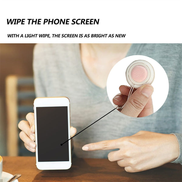 Candy Colour Macaron Shape Sunglasses Reading Glasses Phone Wipes Cloth Cleaning Tools Eyeglass Cleaning Tools & Supplies