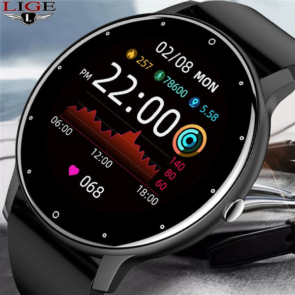 Ip67 Waterproof Smart Watch Full Touch Screen Sport Fitness Tracker