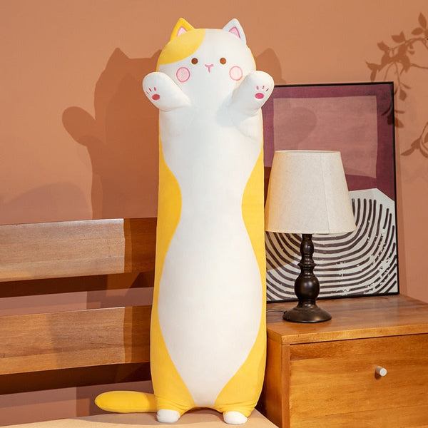 Plush Toys Cute Long Soft Plush Toy Sleeping Pillow Kawaii Cats