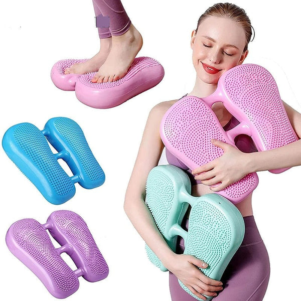 Inflatable Balance Trainer Aerobic Air Stepper Home Gym Fitness Foot Massager Balance Trainers