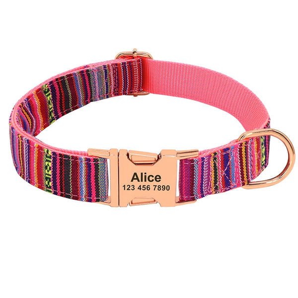 Custom Printed Small Large Dogs Dog Collars