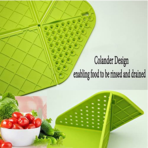 Foldable Cutting Board Veggy Fruit Cutter Chopping Block Bpa Free Plastic Cutting Boards