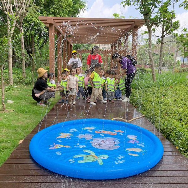 100Cm Inflatable Splash Sprinkler Play Mat Summer Water Toys Other Outdoor Toys