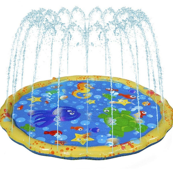 100Cm Inflatable Splash Sprinkler Play Mat Summer Water Toys Other Outdoor Toys
