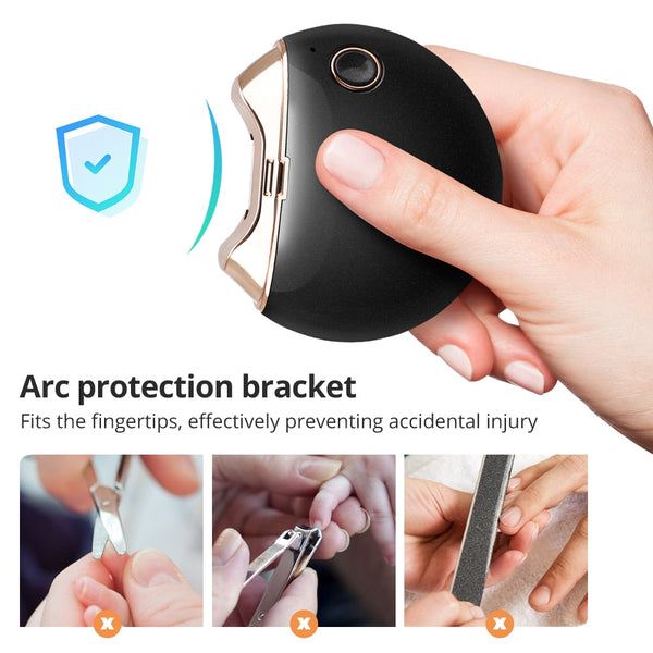 Electric Nail Clipper Adults Baby Automatic Trimmer Debris Container Electric Files & Tools