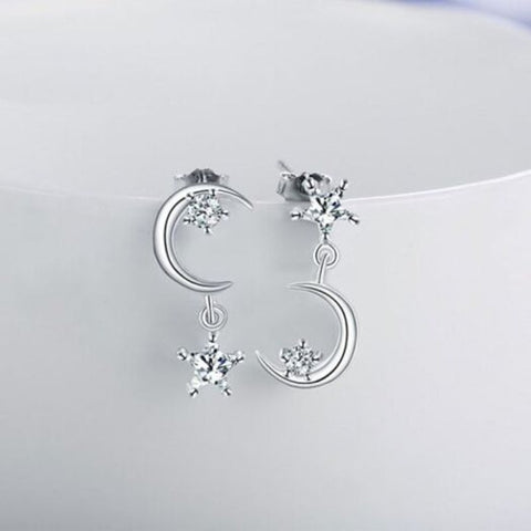 Veile Studios S925 Asymmetrical Jewelry Women's Silver Earrings