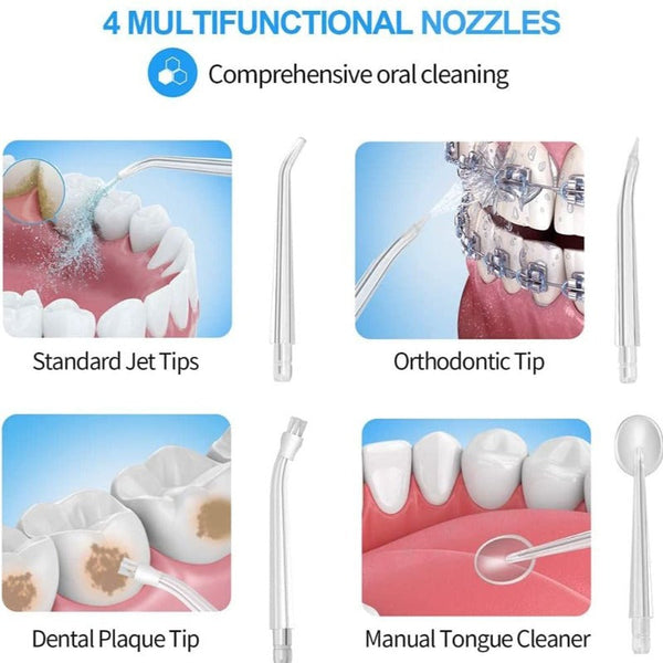 220Ml Rechargeable 3 Modes Oral Irrigator Water Flosser Air & Water Flossers