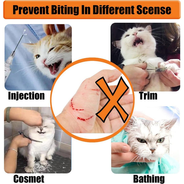 Transparent Cat Muzzle Breathable Dogs Cats Bathing Grooming Tools Anti Bite Puppy Kitten Mask Pet Product Muzzles