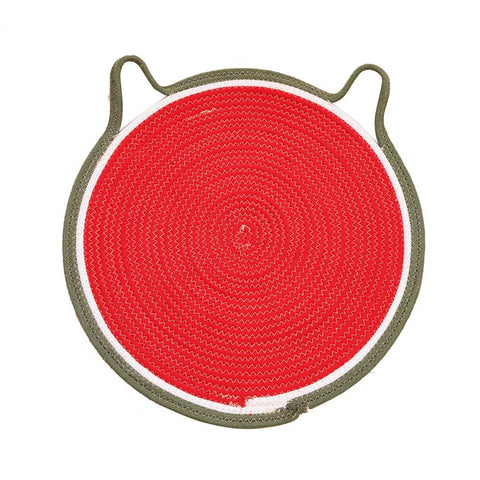 50Cm Round Cotton Flax Cat Scratcher Pet Supplies Furniture & Scratchers