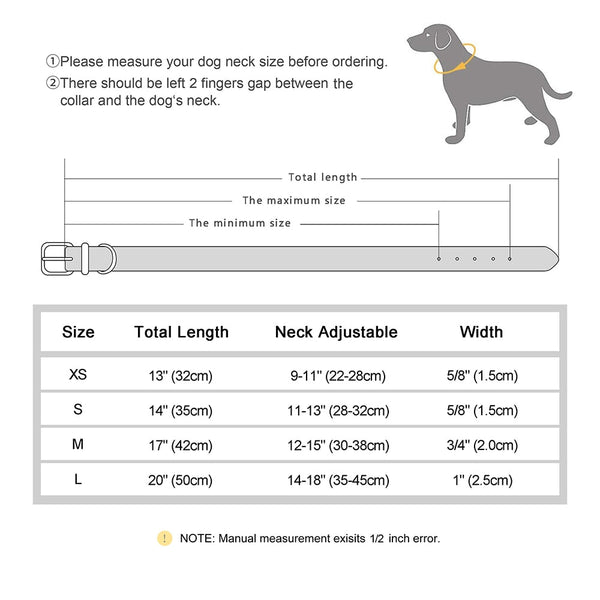 Braided Leather Buckle Puppy Dog Collar Pet Accessories Dog Collars