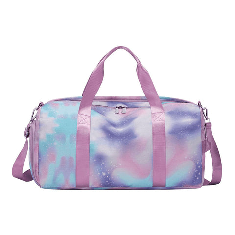 Colourful Galaxy Kids Weekender Dancing Gymnastics Duffle Bag Overnight Bags