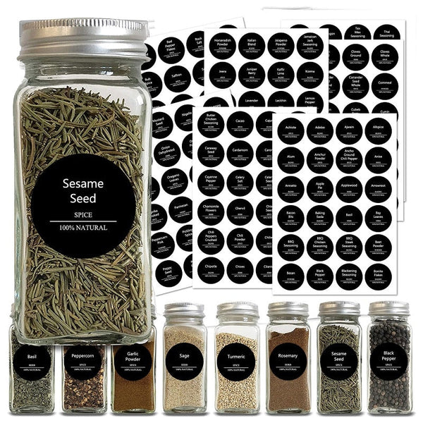 Spice Jar Kitchen Container Storage Labels Stickers