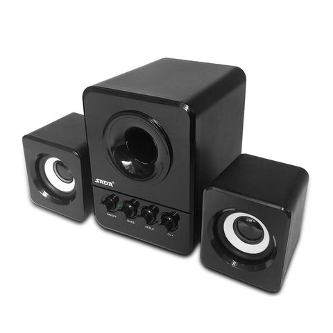Sada D 203 Usb Wired Combination Computer Bass Stereo Music Player Subwoofer Sound Box For Desktop Laptop Notebook Tablet Pc Smart Phone Computer Spea