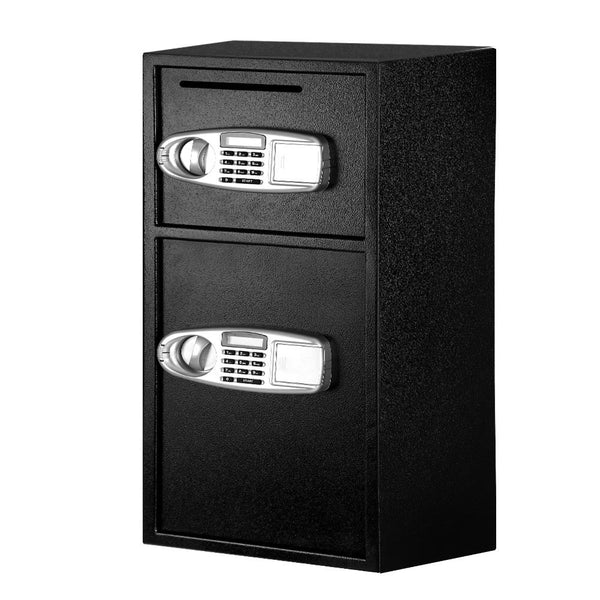 Ul Tech Electronic Safe Digital Security Box Double Door Lcd Display Safes