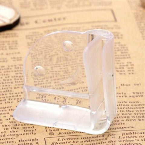 Safety Silicone Protector Table Corner Edge Protection Cover For Child Baby Transparent 12Pcs