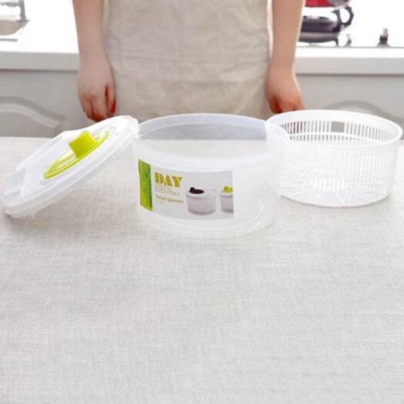 Salad Spinner Fruit Vegetable Dryer White Fruit Washers
