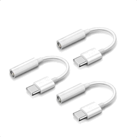 3Pack Usb C To Headphone Jack Adapter Type 3.5Mm Audio Cable Compatible With Google Pixel 2 Xl / 2018 Ipad Pro Huawei Samsung Galaxy Note 10 S10 And More Devices3pack