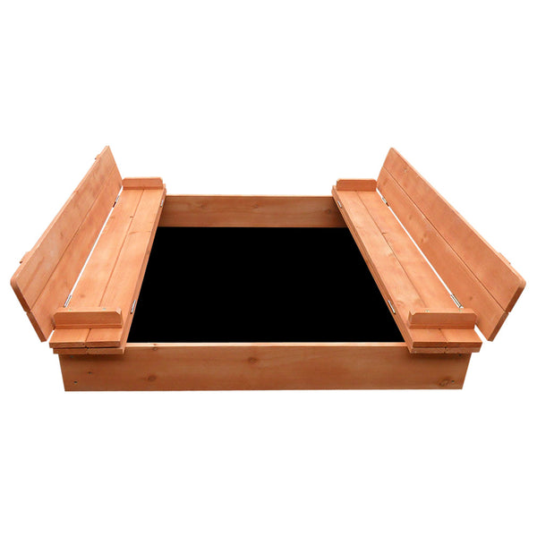 Keezi Outdoor Sandpit Set Natural Sandpit Toys