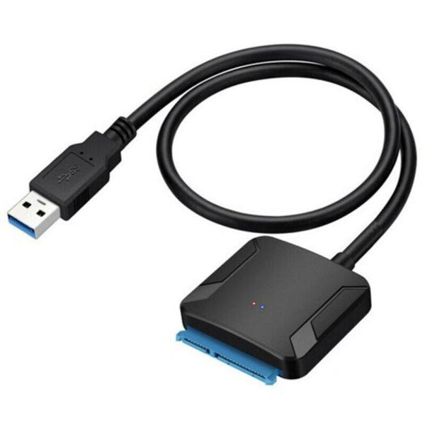 Sata To Usb 3.0 2.5 / 3.5 Inch Hdd Ssd Hard Drive Converter Cable Line Adapter Black Drive Cables & Adapters