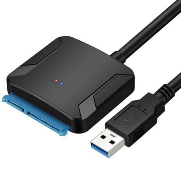 Sata To Usb 3.0 2.5 / 3.5 Inch Hdd Ssd Hard Drive Converter Cable Line Adapter Black Drive Cables & Adapters