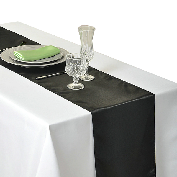 30X275cm Satin Table Runner Wedding Party Supplies Home Decor Table Runners