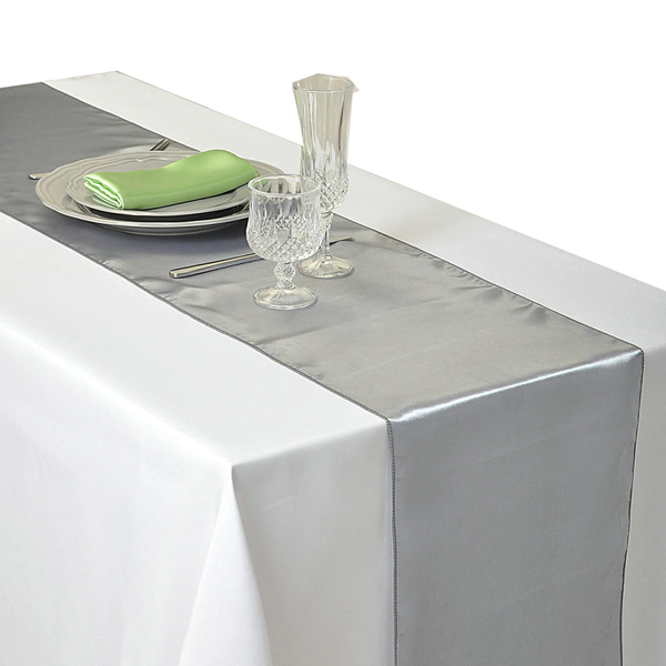 30X275cm Satin Table Runner Wedding Party Supplies Home Decor Table Runners