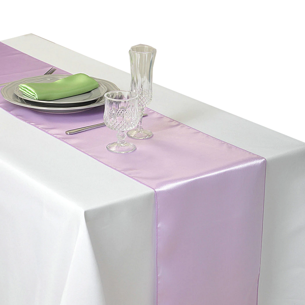 30X275cm Satin Table Runner Wedding Party Supplies Home Decor Table Runners